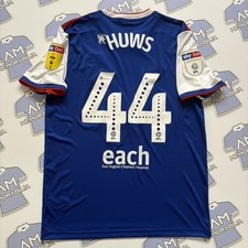 Match Worn Issued Emyr Huws 2018/2019 Ipswich Town Home Shirt ITFC