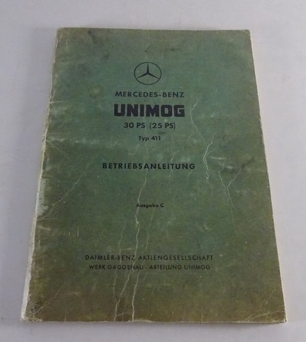Mercedes benz unimog type 411 - mercedes-benz,