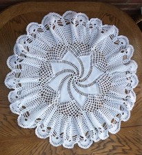 Hand crochet White baby shawl