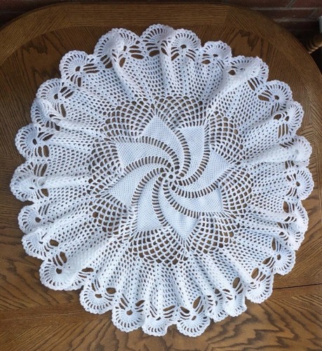 Hand crochet white - white, baby