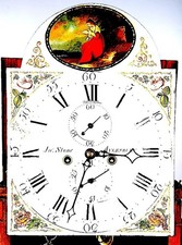 John Stone, Aylesbury,8DAY  LONGCASE CLOCK DIAL+move  C1840 12X16+1/4 INCH