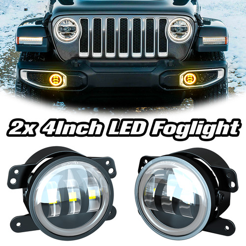 Inch led round fog lights - inch,