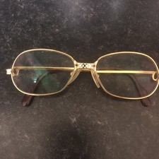 Vintage Cartier Panthere  Glasses 54 17 22ct