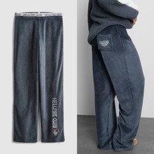 Stranger  Things Hellfire Club Fleece Pyjama Bottoms UK Size 4-20 2XS-XL