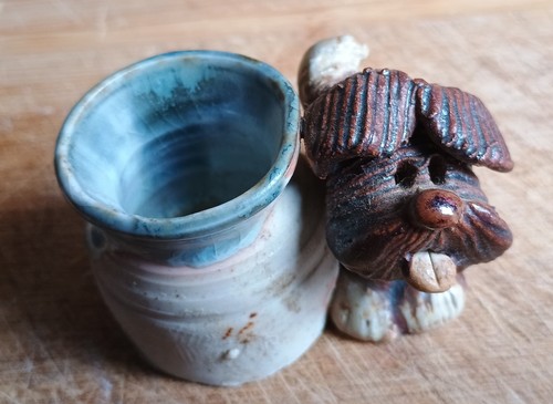 Cute ceramic dog with - dog,