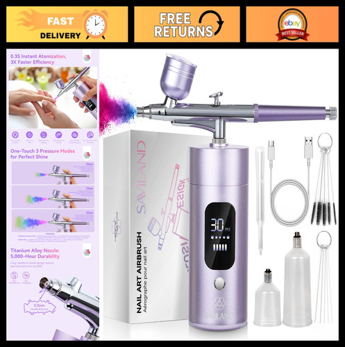 Saviland airbrush kit with - saviland,