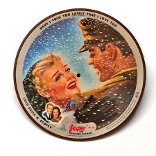 Post-War America Vogue Picture Record Advertising Pocket Mirror