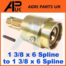 Tractor PTO Shaft Over Run Clutch Coupler Overrun Running Adaptor 1 3/8" x 6