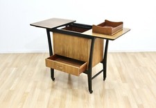 MID CENTURY  SEWING TROLLY BY