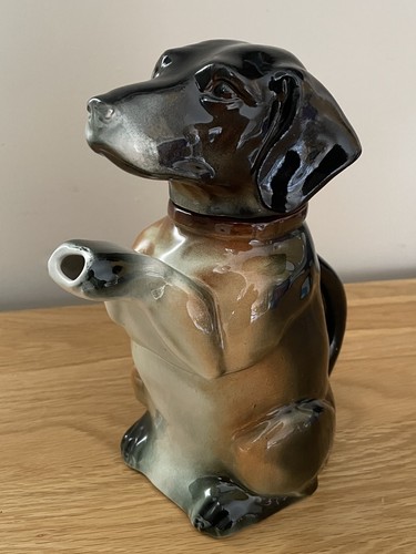 Dachshund dog shaped teapot - dachshund,