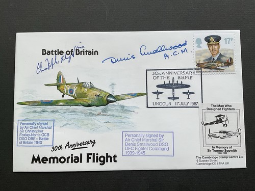 1987 bob memorial flight cover - bob,