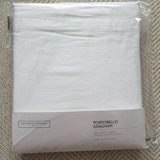 The White Company 200TC 100% COTTON PORTOBELLO FLAT SHEET DOUBLE