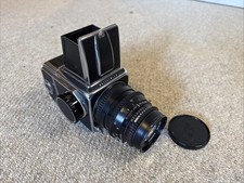 Hasselblad 500c with 120mm lens and 16 frame back. Medium Format Film Camera 