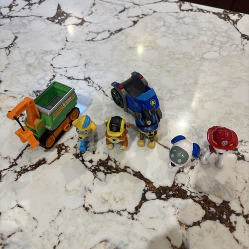 Paw patrol figures - and, two