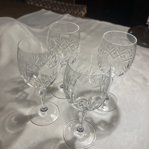 Czech cut glass wine - 4,