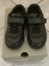 Boys CLARKS Black School shoes Size 10F,  Great Condition