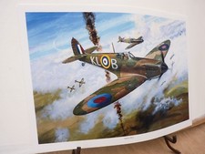 RAF Battle of Britain Spitfire. Airfix Box Art Print
