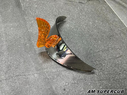 Headlight orange visor wingcap - headlight,