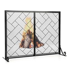 Large Flat 2 Doors Fireplace