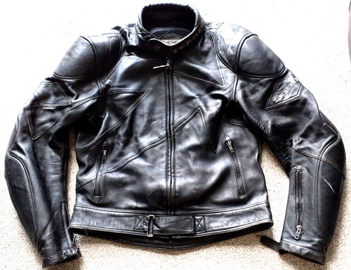 Vintage leather motorcycle - leather,