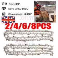 8X for 16 Inch Chainsaw Chain 3/8LP 0.050 55DL Replace For Stihl MS180 MS181 018