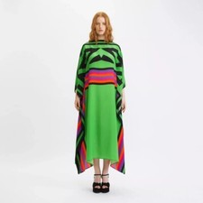 Green Women Party Wear Kaftan,French Moss Wedding Kaftan Dress For Women J5785