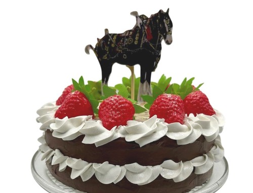 Shire horse cake topper - shire,