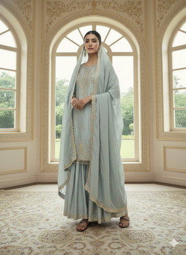 Gown pakistani dress salwar - dress,
