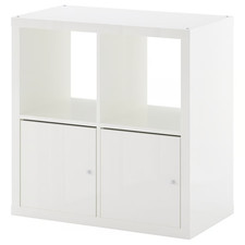 Ikea Shelving Unit with Doors