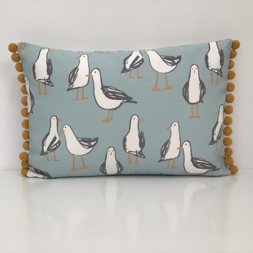 Seagull bolster cushion cover - seagull,