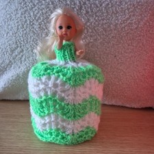 Retro Toilet Roll Cover Doll