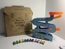 Jaques London Junior Car Park Traditional Theme With 6 Cars Wooden Racing  Toys