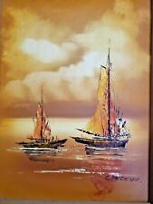 Vintage Asian Boat Hong Kong