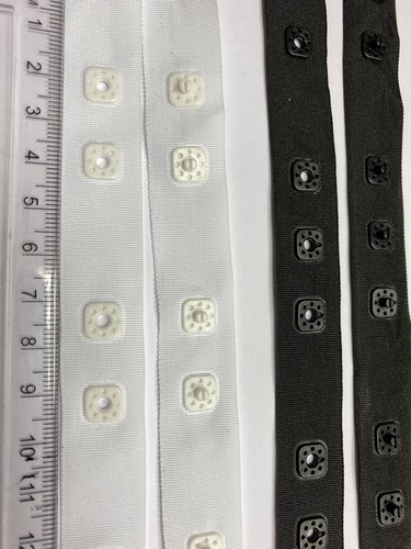 Buttton style popper tape - buttton,