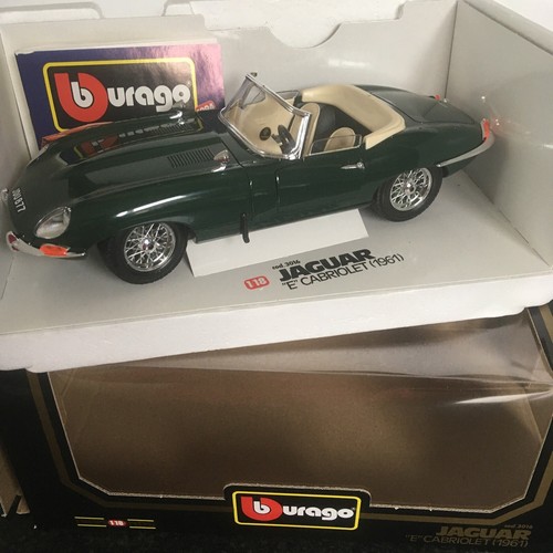 Burago jaguar type cabriolet - e,