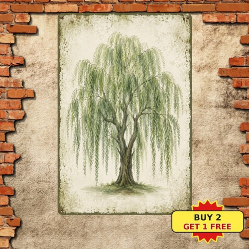 Watercolor weeping willow - watercolor,