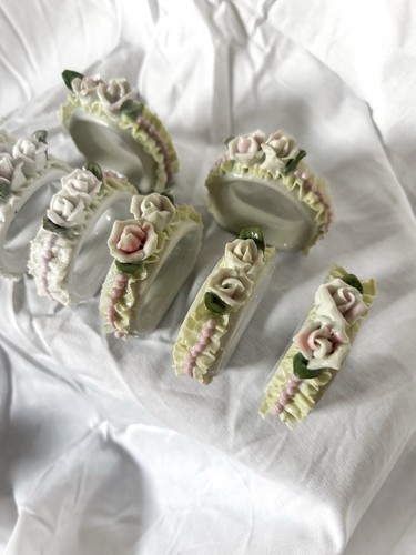 Vintage ceramic floral - ceramic,