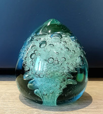 Antique/Vintage Paperweight Victorian Dump Controlled Bubbles Rare Small Size