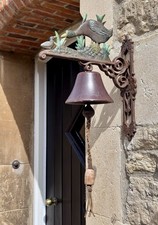 Iron door bell - bell, school