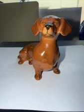 Beswick Dachshund, Seated, Tan