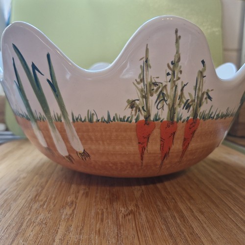 Salad bowl hand - salad, painted