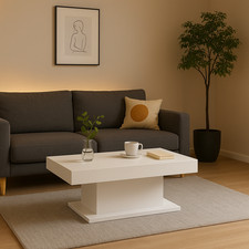 White Coffee Table Modern