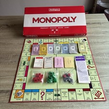 Waddingtons 1984 Vintage Traditional Monopoly Board Game Complete 