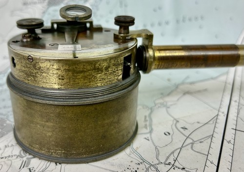Antique drum pocket sextant - antique,
