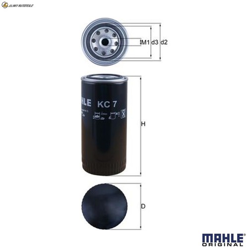 Fuel filter for - filter, 7