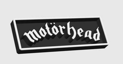 Motorhead printed logo - -, 3d
