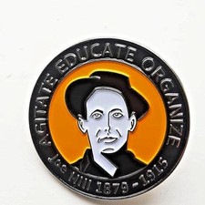 Joe Hill Enamel Pin Badge - Socialist Trade Union Marxist IWW