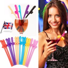 Multii-color Hen Night Party Fun Willy Straws Novelty Drinking Party Acessories