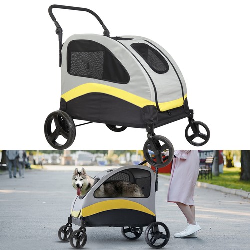 Large dog stroller buggy heavy - large,