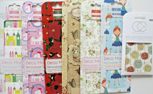 Decoupage papers deco - deco, mache